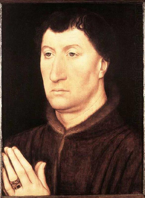 Portrait of Gilles Joye, Hans Memling